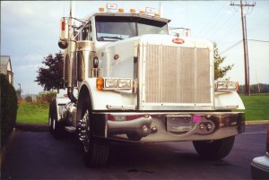 Precast Manufacturing Company Delivery Truck