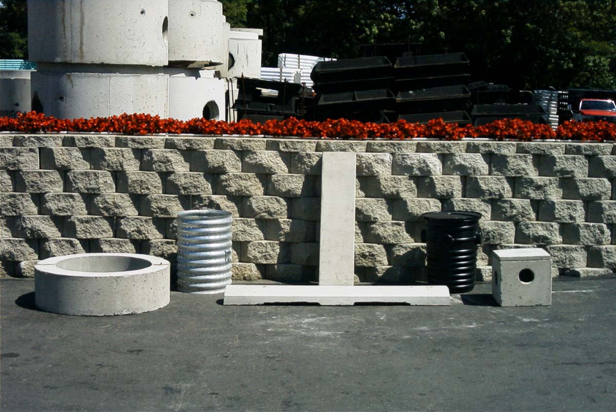 Car Stops|CMP Sump Pits|Concrete Planks|Distribution Boxes|Grade Rings|Plastic Sump Pits