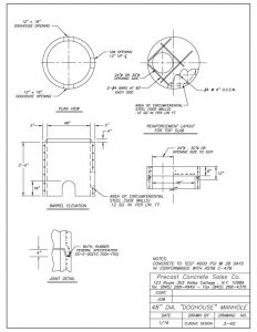 48″ Dia. “Doghouse” Manhole