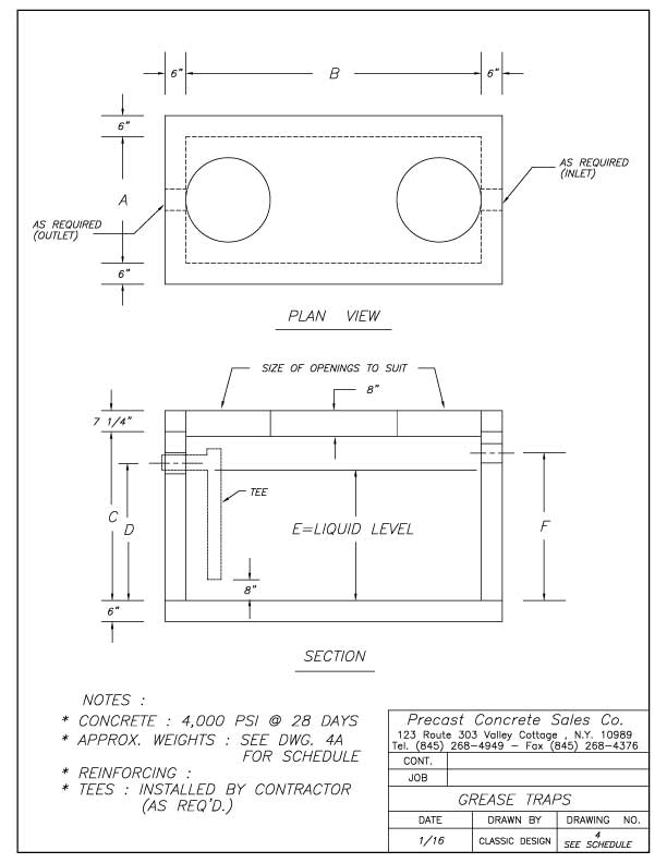 Grease Traps Precast Manufacturing Company